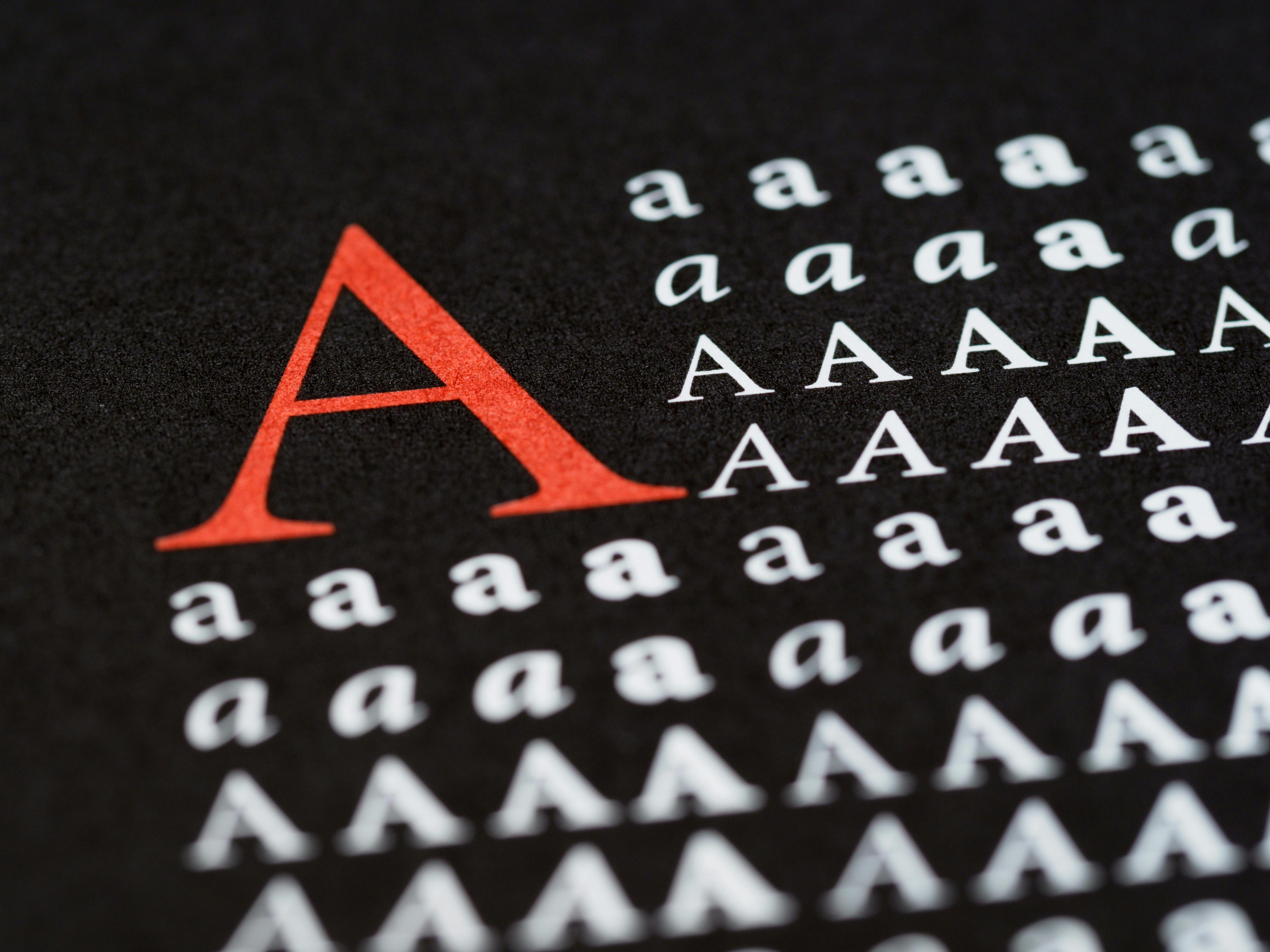 Typography-focused accessibility visual